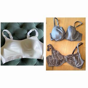Cacique Bra Bundle Of 3 Size 42D Underwire & Sports Bra